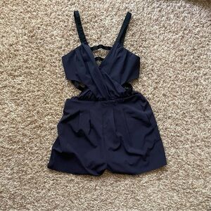 Zara Black Jumpsuit with Strappy Design